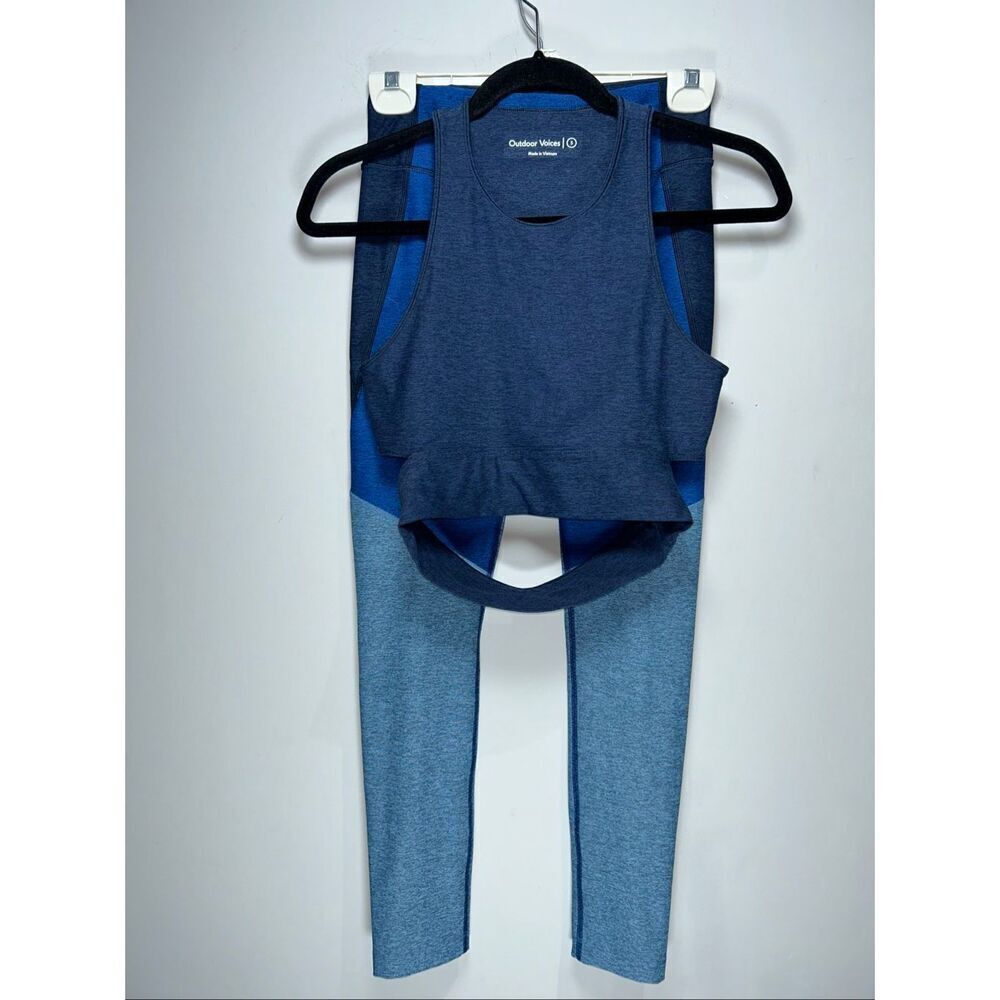 Outdoor voices blue athletic outfit size small